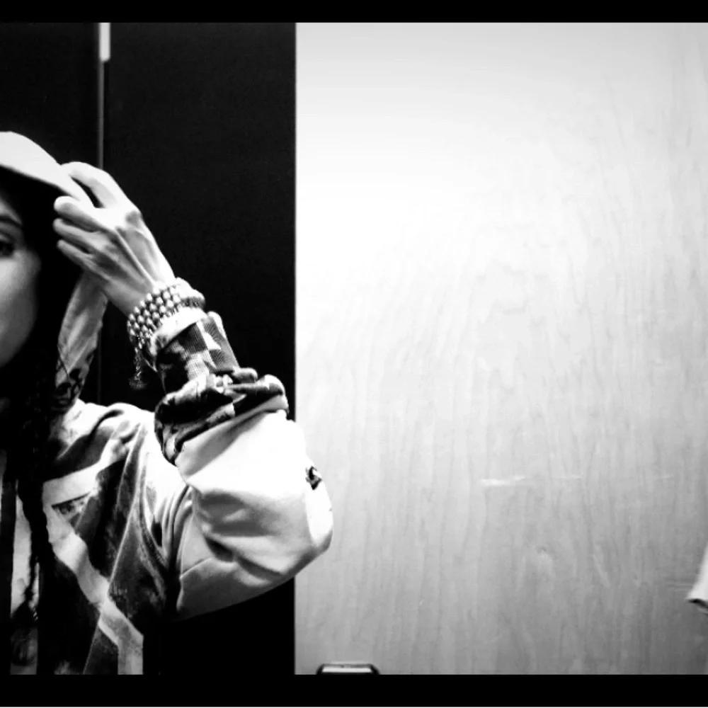 One of one, hand painted Father’s Haus X Bulushi Men's Graphic Hoodie - Picture 5 of 7